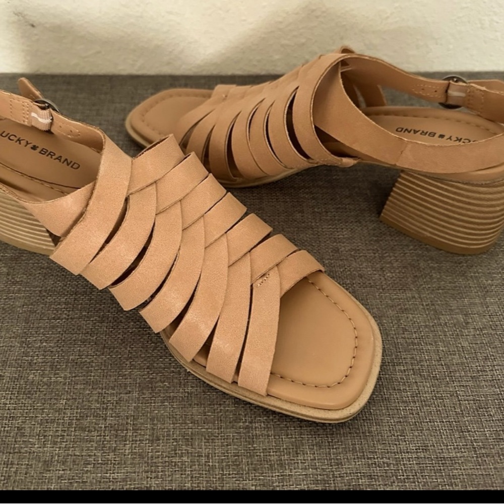 Lucky Brand Leather Jacina Sandals